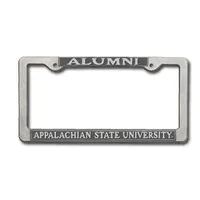  App | Appalachian State Alumni Pewter License Plate Frame | Alumni Hall