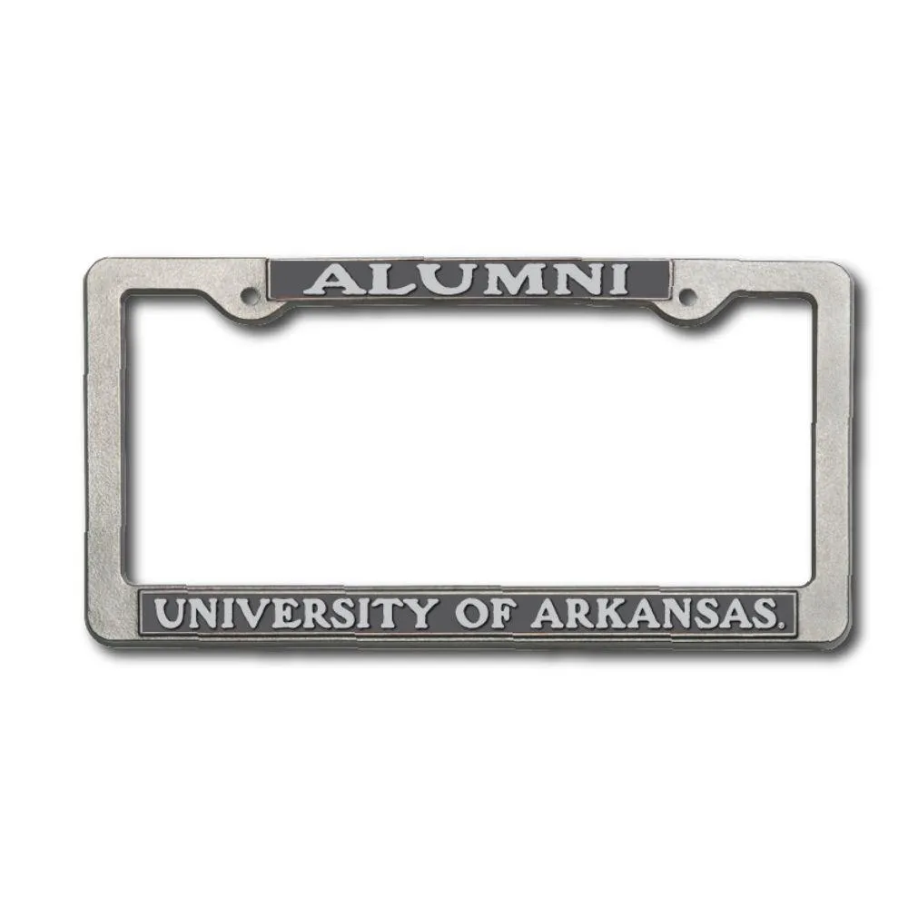 Razorbacks | Arkansas Alumni Pewter License Plate Frame | Alumni Hall