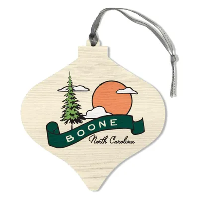  App | Boone Glorious Reclamation Wood Bulb Ornament | Alumni Hall