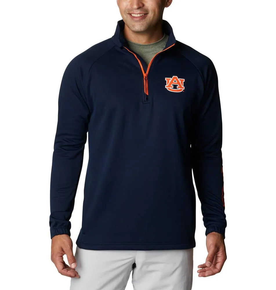 Aub | Auburn Columbia Terminal Tackle Fleece 1/4 Zip Alumni Hall