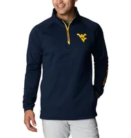 Wvu | West Virginia Columbia Terminal Tackle Fleece 1/4 Zip Alumni Hall