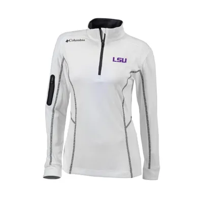 Lsu | Columbia Golf Women's Omni- Wick Shotgun 1/4 Zip Pullover Alumni Hall