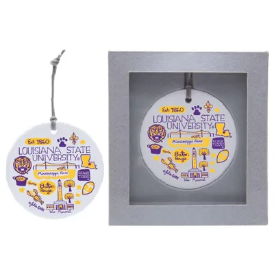  Lsu | Lsu Julia Gash Round Ornament | Alumni Hall