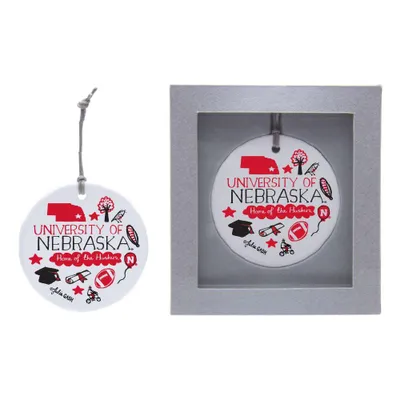  Huskers | Nebraska Julia Gash Round Ornament | Alumni Hall