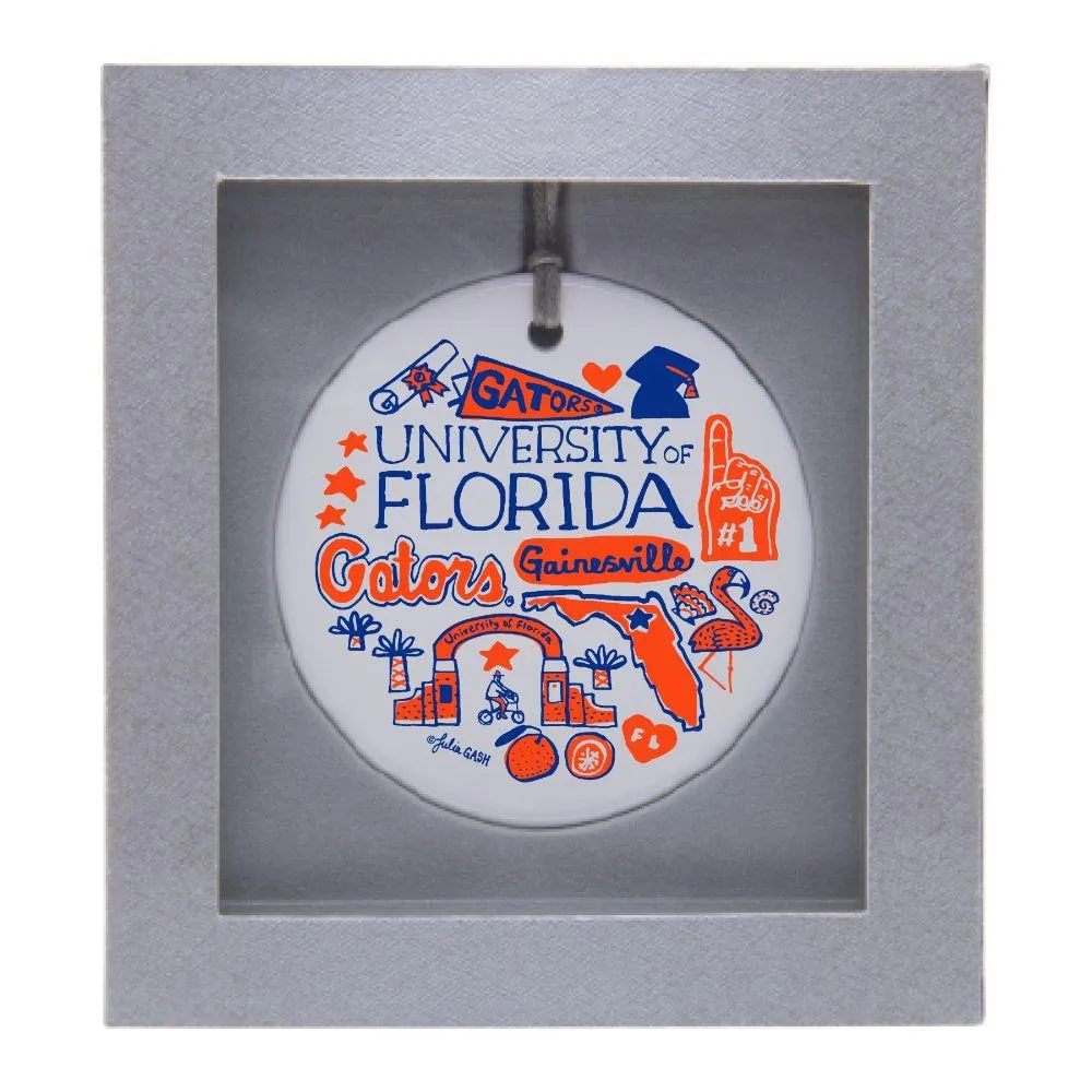  Gators | Florida Julia Gash Round Ornament | Alumni Hall