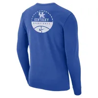 Cats | Kentucky Nike Men's Basketball Court Cotton Long Sleeve Tee Alumni Hall