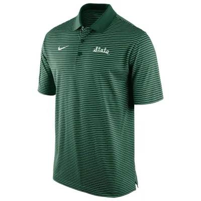 Spartans | Michigan State Vault Nike Stadium Stripe Polo Alumni Hall