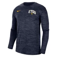 Bucs | Etsu Nike Long Sleeve Drifit Velocity Tee Alumni Hall