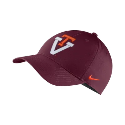  Vt | Virginia Tech Nike Legacy 91 Dri- Fit Vault Logo Cap | Alumni Hall