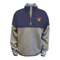 Aub | Auburn Summit Color Block 1/4 Zip Pullover Alumni Hall