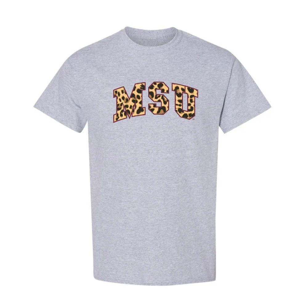 Bulldogs | Mississippi State Summit Leopard Print Arch Tee Alumni Hall