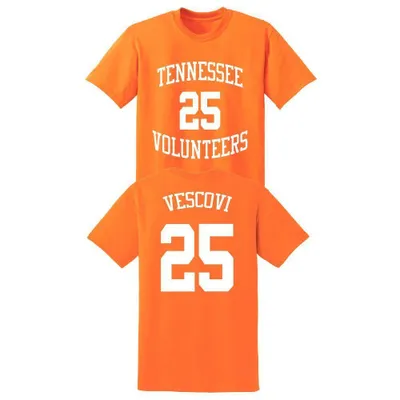 Vols | Tennessee Basketball Santiago Vescovi Shirsey Tee Alumni Hall