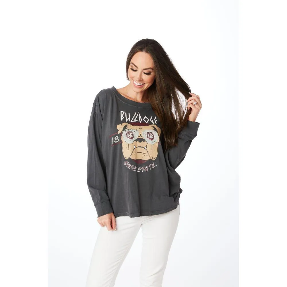 Bulldogs | Mississippi State Stewart Simmons The Vintage Long Sleeve Alumni Hall