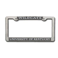 Kentucky Pewter License Plate Frame