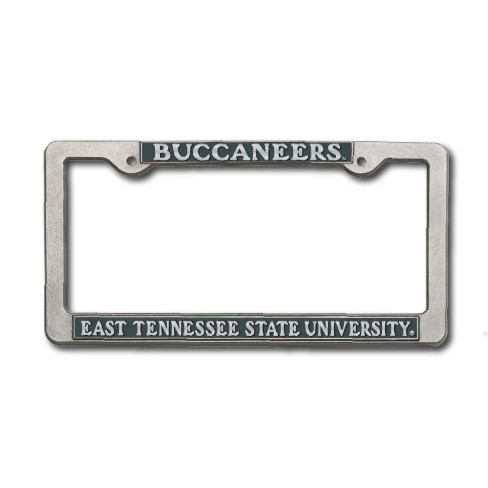  Bucs | Etsu Pewter License Plate Frame | Alumni Hall