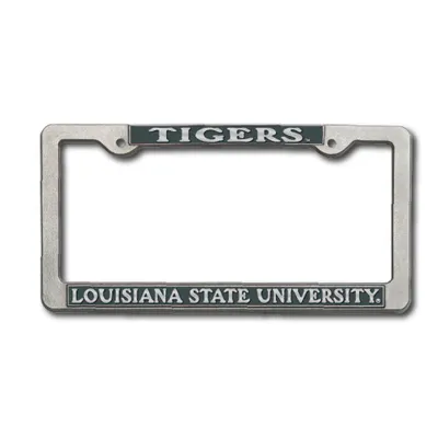  Lsu | Lsu Tigers Pewter License Plate Frame | Alumni Hall