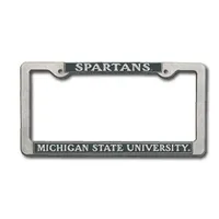 Spartans | Michigan State Pewter License Plate Frame | Alumni Hall