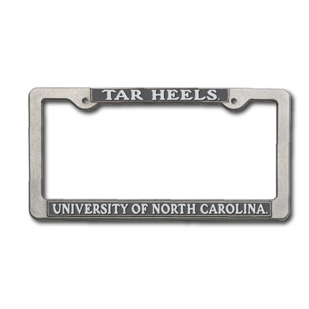  Unc | Unc Tar Heels Pewter License Plate Frame | Alumni Hall