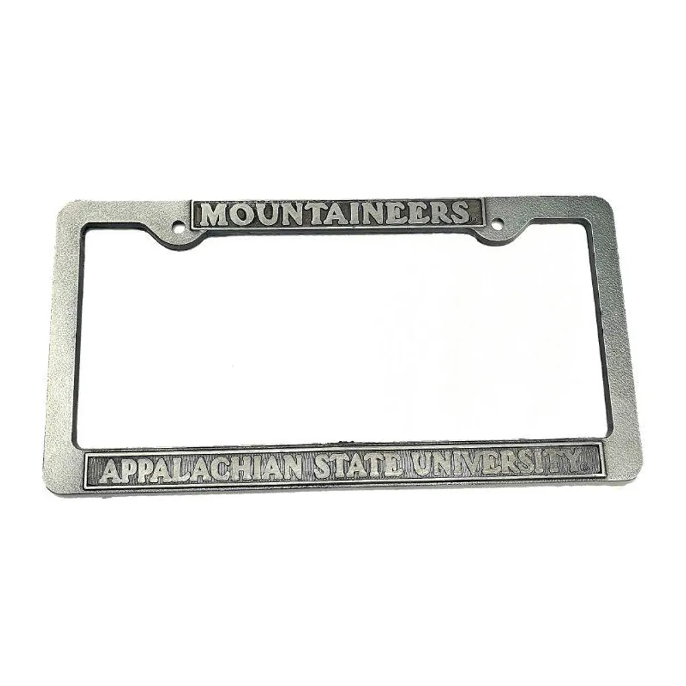  App | App State Pewter License Plate Frame | Alumni Hall