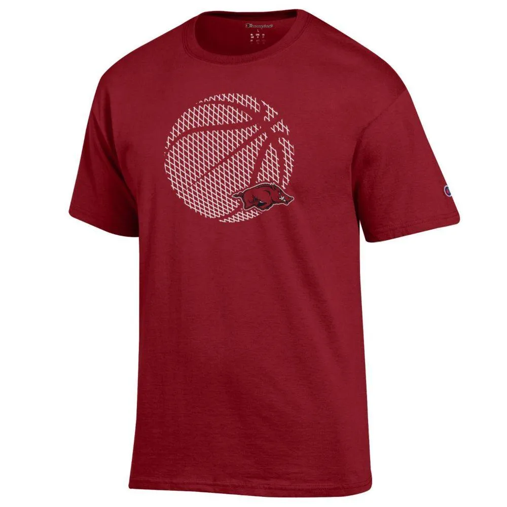 Razorbacks | Arkansas Champion Giant Basketball With Net Tee Alumni Hall