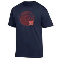 Aub | Auburn Champion Giant Basketball With Net Tee Alumni Hall