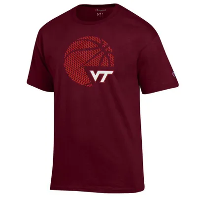 Hokies | Virginia Tech Champion Giant Basketball With Net Tee Alumni Hall