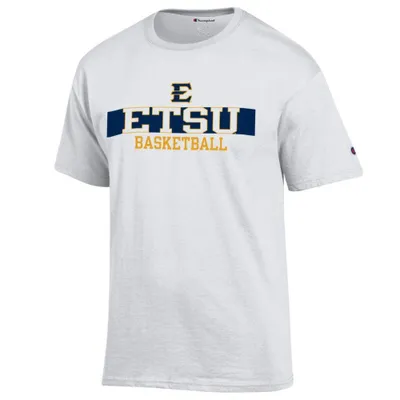 Bucs | Etsu Champion Logo Over Basketball Tee Alumni Hall