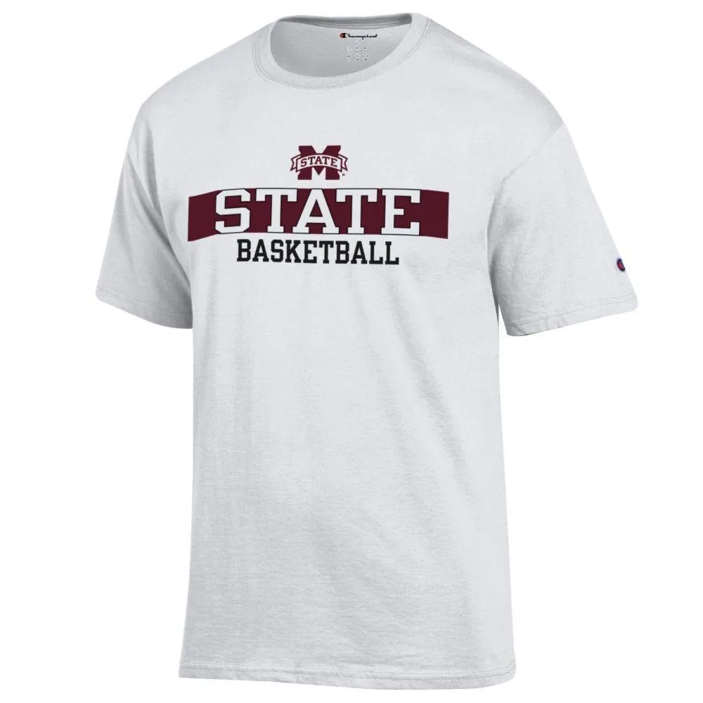 Bulldogs | Mississippi State Champion Logo Over Basketball Tee Alumni Hall