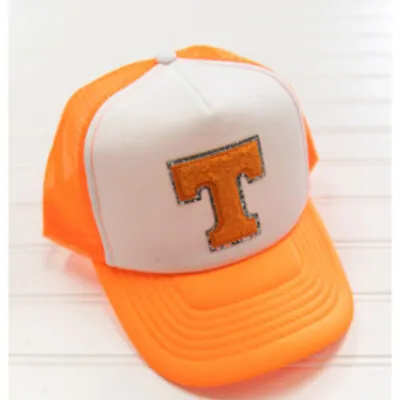  Vols | Tennessee Southern Made Power T Chenille Two- Tone Trucker Hat | Alumni Hall