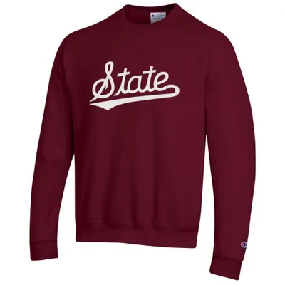 Mississippi State Champion Script Crewneck