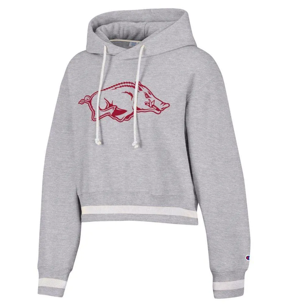 Razorbacks | Arkansas Champion Women's Reverse Weave Cropped Hoodie Alumni Hall