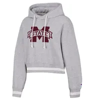 Bulldogs | Mississippi State Champion Women's Reverse Weave Cropped Hoodie Alumni Hall