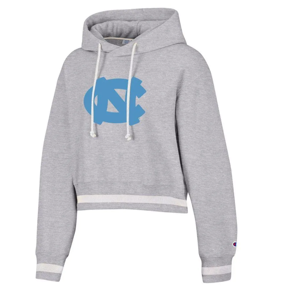 Unc | Carolina Champion Women's Reverse Weave Cropped Hoodie Alumni Hall