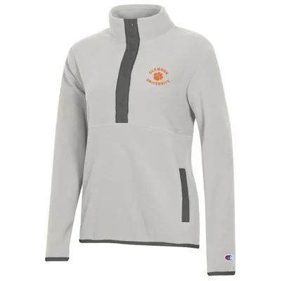 Clemson | Champion Women's Explorer Fleece 1/2 Snap Pullover Alumni Hall