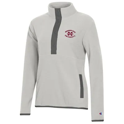 Bulldogs | Mississippi State Champion Women's Explorer Fleece 1/2 Snap Pullover Alumni Hall