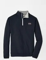 Bulldogs | Mississippi State Peter Millar Perth Solid 1/4 Zip Pullover Alumni Hall