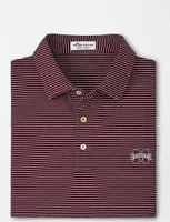 Bulldogs | Mississippi State Peter Millar Marlin Stripe Performance Polo Alumni Hall