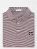 Bulldogs | Mississippi State Peter Millar Jubilee Stripe Jersey Polo Alumni Hall