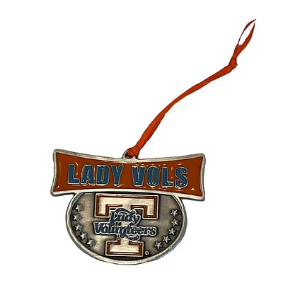 Tennessee Lady Vols Pewter Ornament