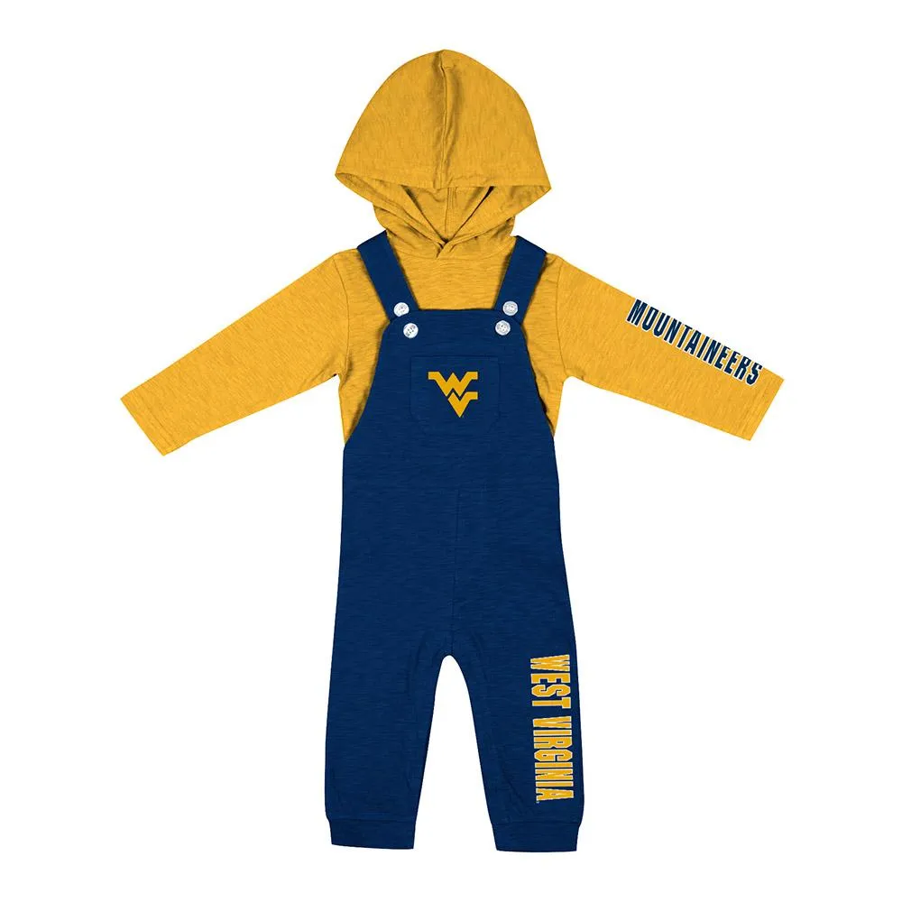 WVU, West Virginia Infant Football Player Romper