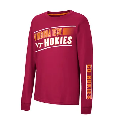 Hokies | Virginia Tech Youth Long Sleeve Fiduciary Tee Alumni Hall