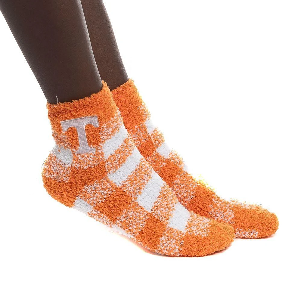 Tennessee Buffalo Check Fuzzy Socks