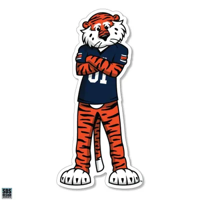  Aub | Auburn 6  Standing Aubie Arm Cross Magnet | Alumni Hall