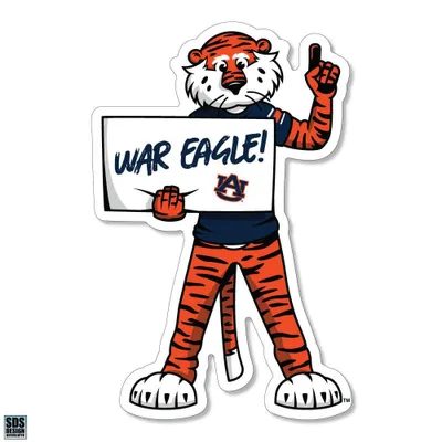 Aub | Auburn Standing War Eagle Aubie Decal | Alumni Hall