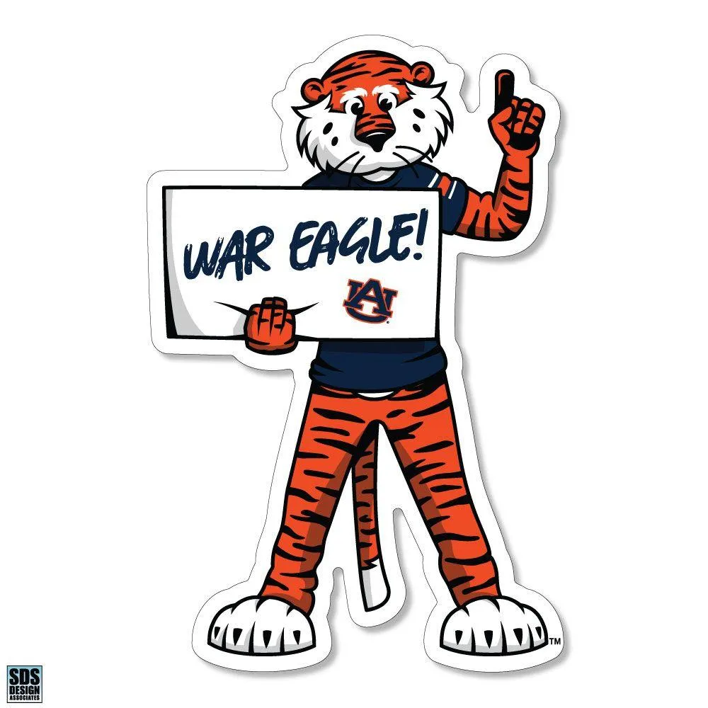 Alumni Hall Aub, Auburn 6 Standing War Eagle Aubie Magnet, Alumni Hall