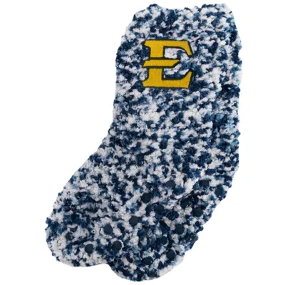 ETSU YOUTH Fuzzy Marled Slipper Socks