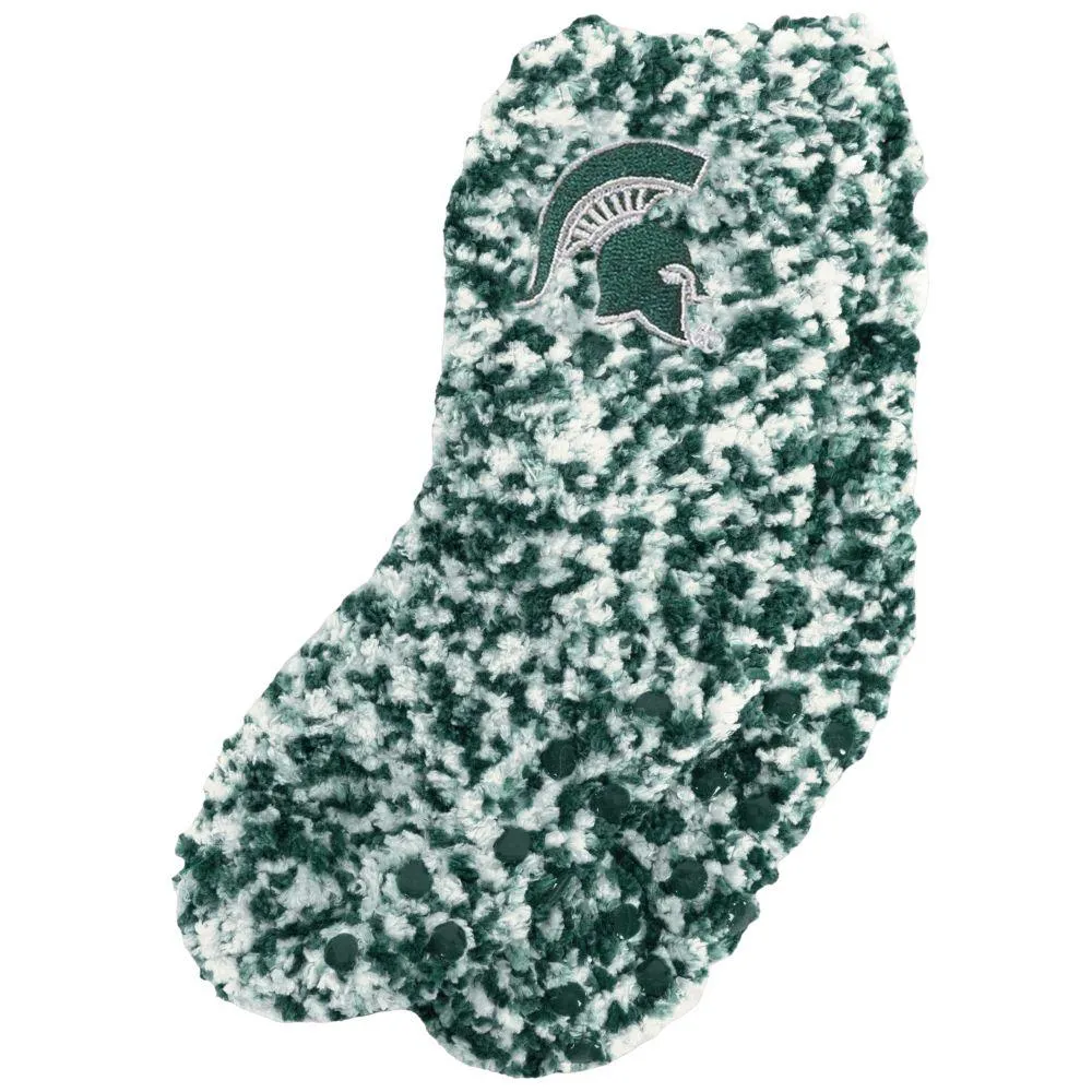  Spartans | Michigan State Youth Fuzzy Marled Slipper Socks | Alumni Hall