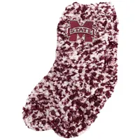  Bulldogs | Mississippi State Youth Fuzzy Marled Slipper Socks | Alumni Hall