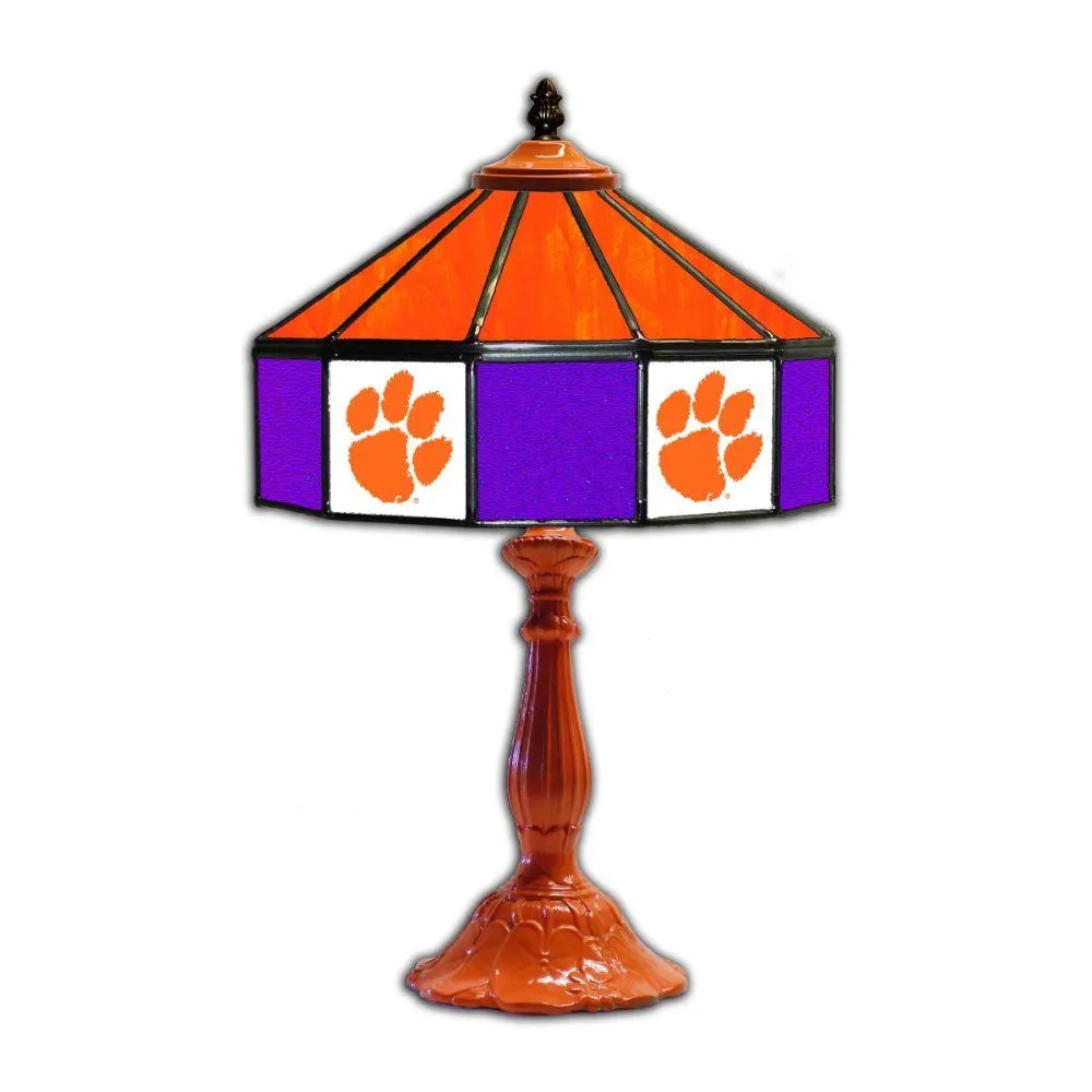  Clemson | Clemson Glass Table Lamp | Alumni Hall