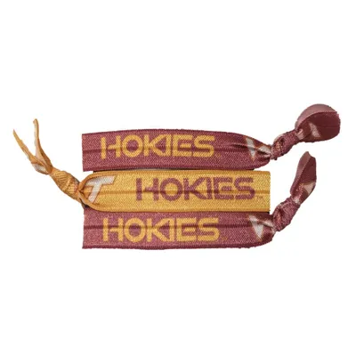  Vt | Virginia Tech 3 Pack Hair Tie | Alumni Hall